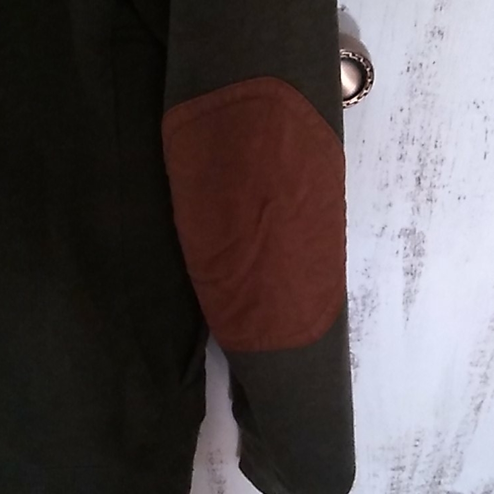 Men's XS patch elbow cardigan - Picture 4 of 5